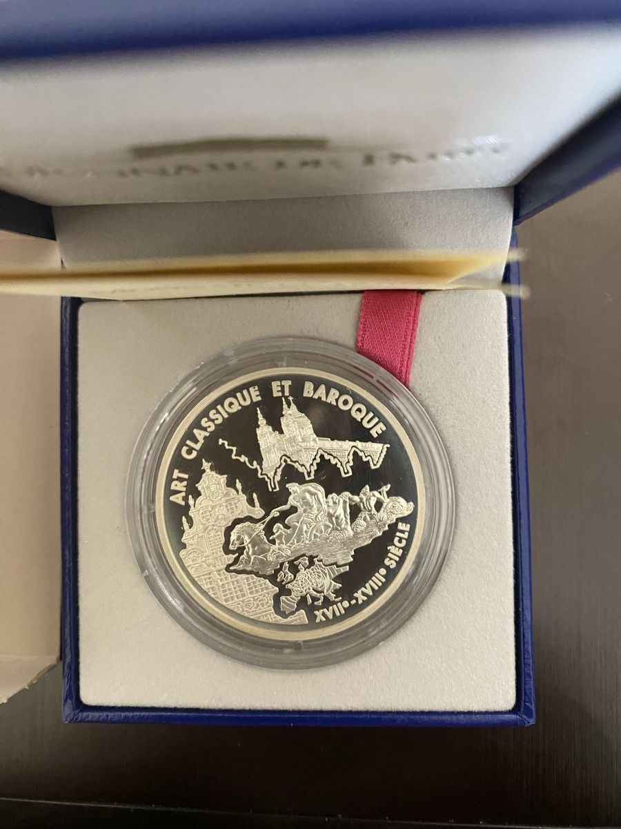 Tutti le monete: France, 6,55957 FF commém. 2000 argent – Nuovo e nell'imballaggio originale da Corsier-sur-Vevey venduto da Ginoarturo