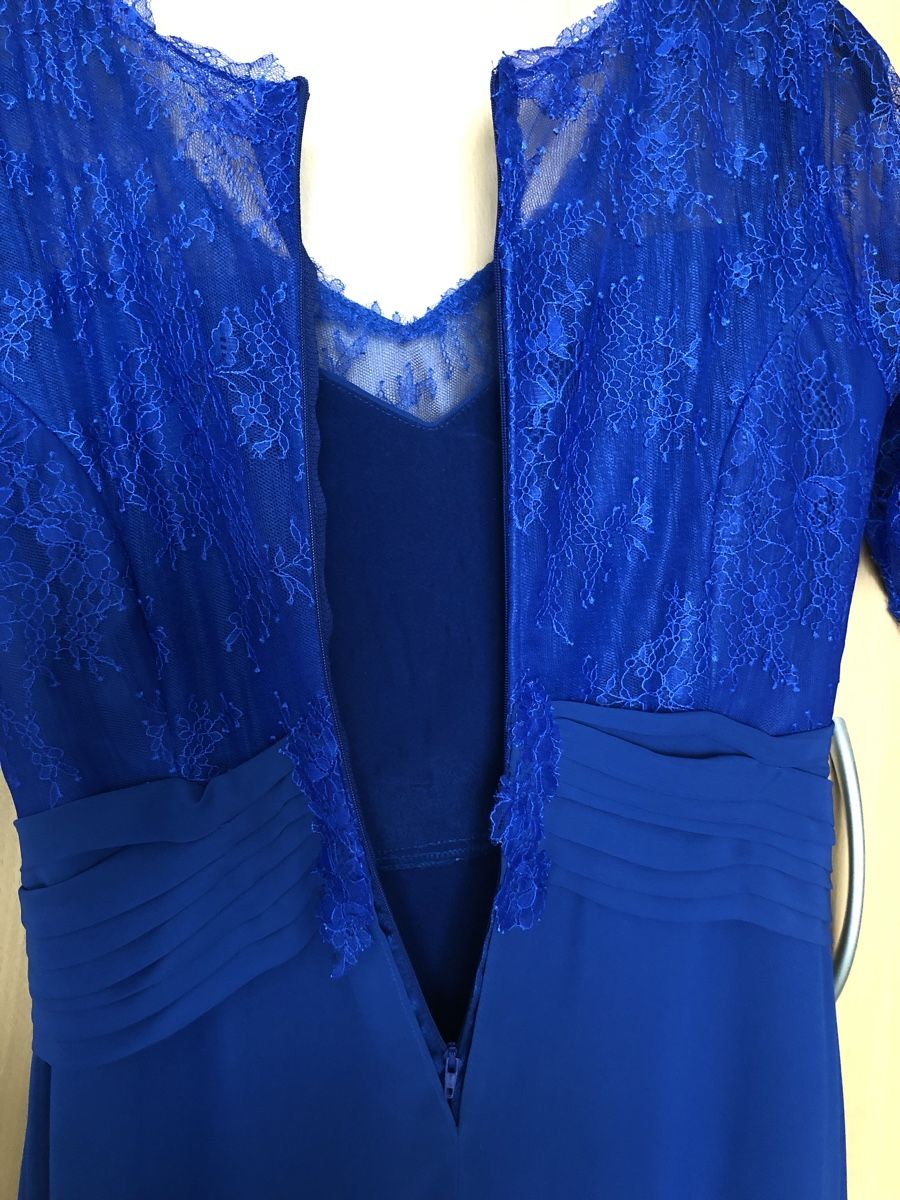 Kleider: Abendkleid blau Gr. 40 – Neu (gemäss Beschreibung) aus Basel von MrsMiri 9