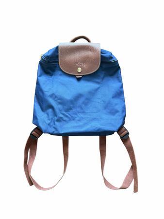 Sac à dos Longchamp bleu, bon état