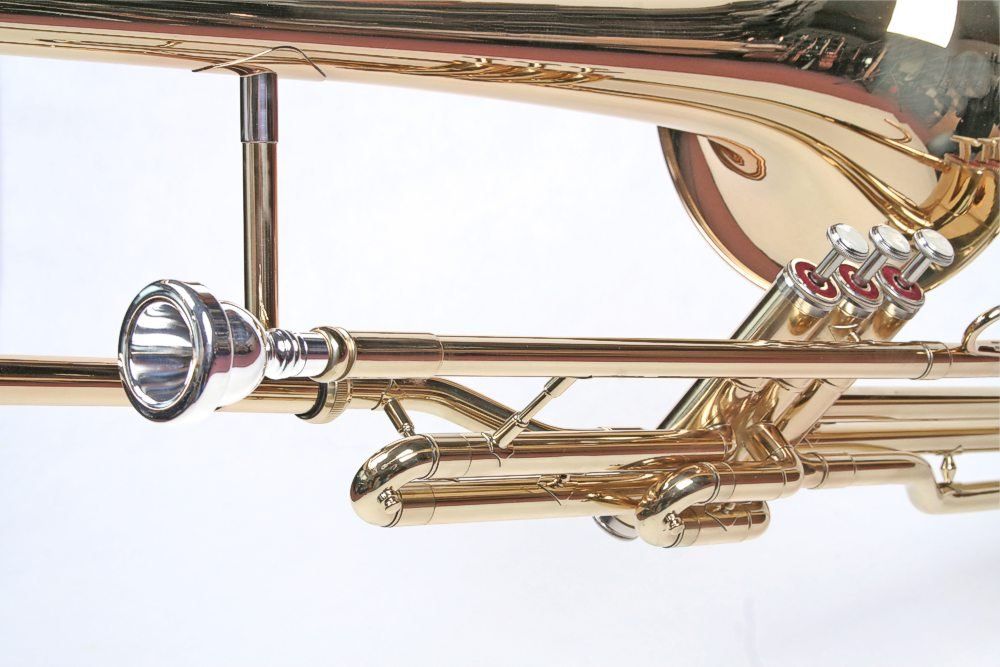 Karl Glaser Strumenti musicali: Karl Glaser B Ventil- Posaune, Neu + Koffer – Nuovo e nell'imballaggio originale da Lostallo venduto da Guddah78 2
