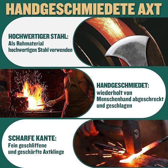 Alle Werkzeuge: Beil Axt Outdoor mit Scheide 40 cm – Neu und originalverpackt aus Oberentfelden von abz_l7vm 4