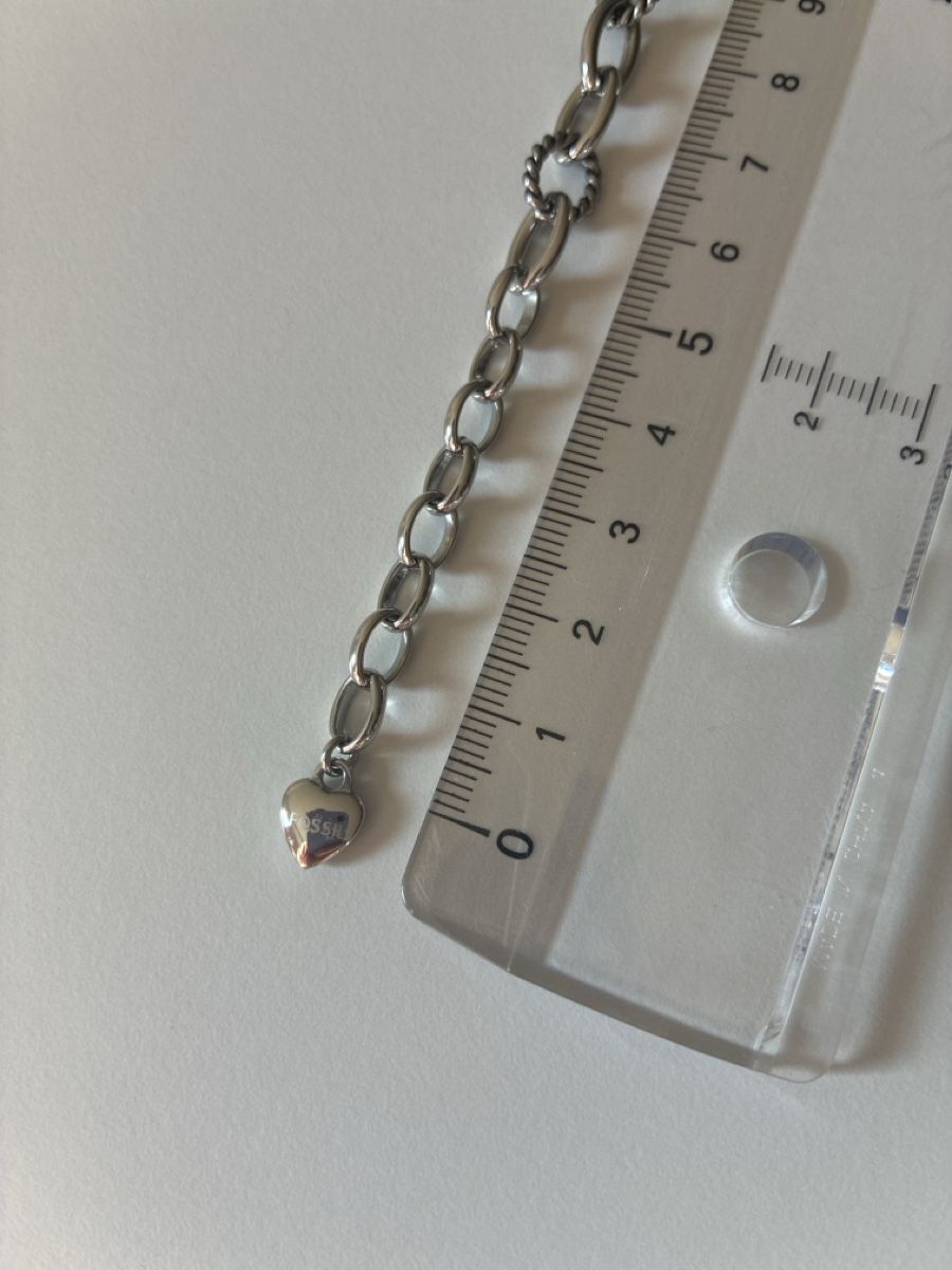 Fossil Bracciali & Braccialetti: Fossil Armband, silbrig, neuwertig, Original Dose – Nuovo (secondo la descrizione) da Hinterkappelen venduto da chocominza4 3