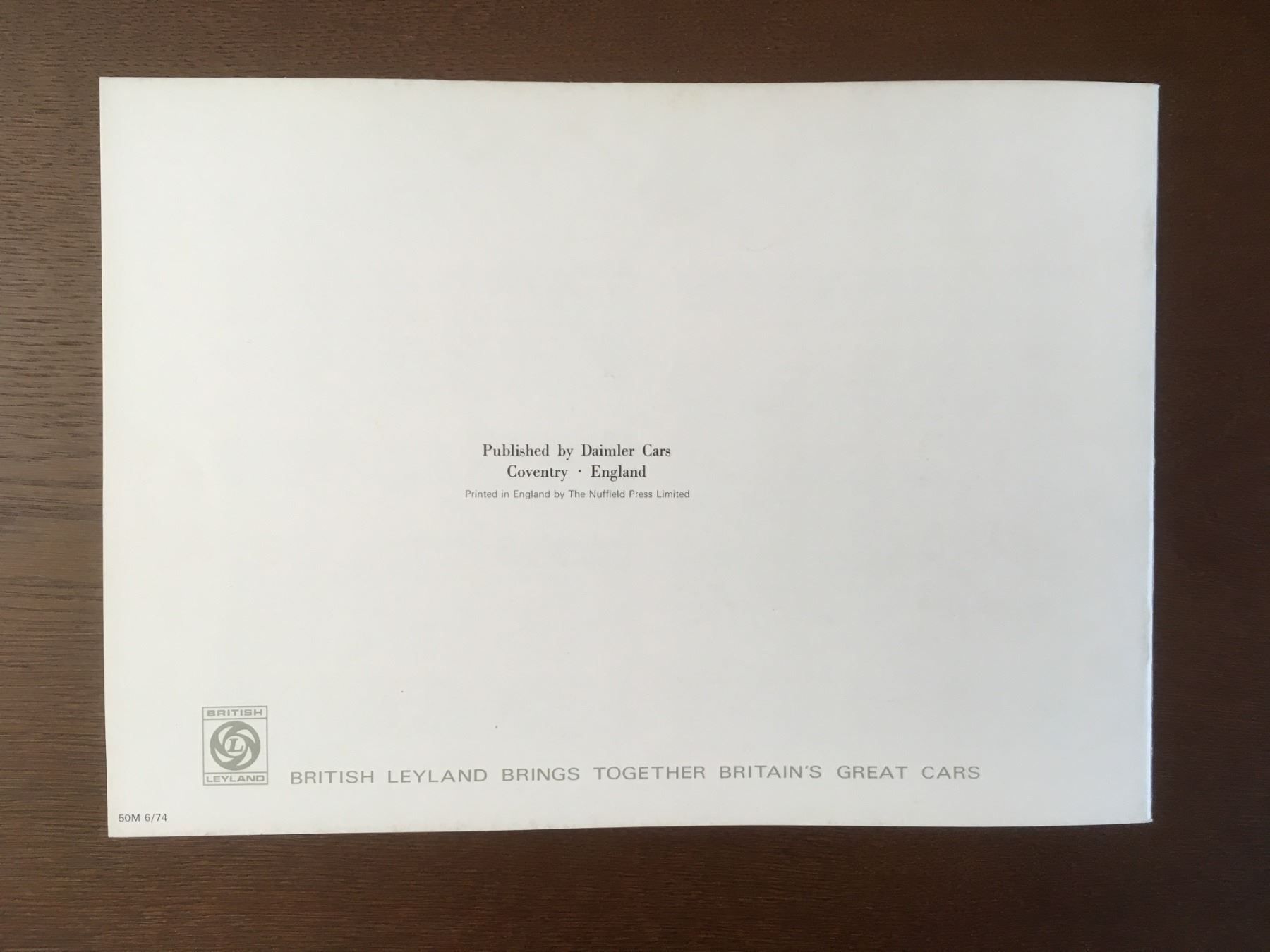 Documents: Prospekt Daimler Double Six van den Plas – Neuf (Voir description) à Safenwil par efclassics 4