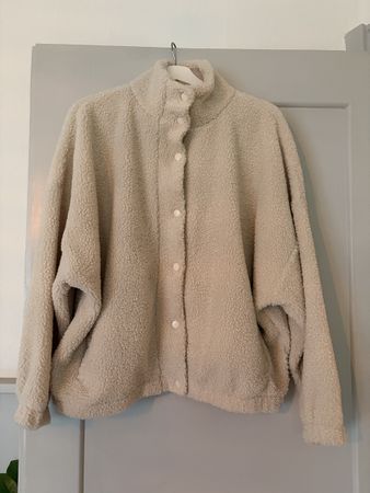 H&M Teddy Jacke, Beige, Grösse L, neuwertig