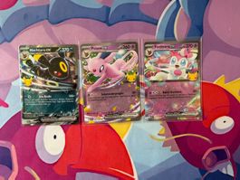 Pokémon 30th Celebration EX Karten Set – DE ab1.-
