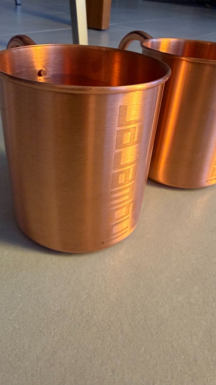 Tasses: Ingwerer 2 Kupfer Becher / Tasse mit Henkel – D'occasion à Schüpfen par rafe02 2
