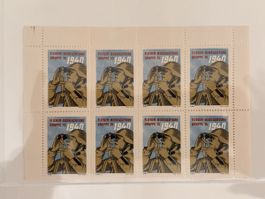 Bloc 8 timbres Flieger-Beobachtung 1940 état correct