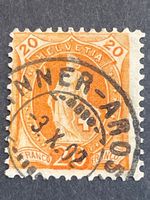 Znr 66E Vollstempel Inner-Arosa + Fleck Abart in 20 Rechts O