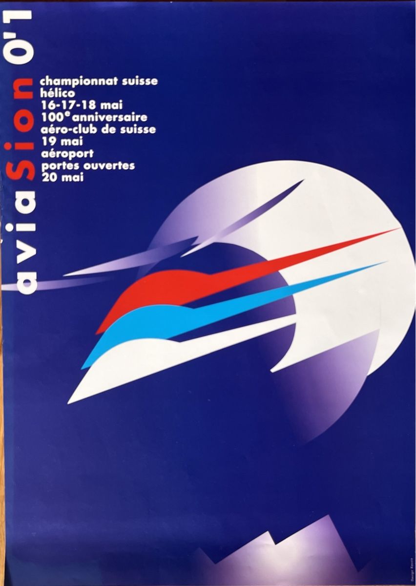 Foto & Immagini: Poster Avia Sion 2001 – Usato da Ostermundigen venduto da airline-trolley