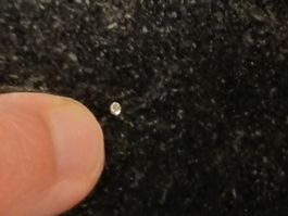 Diamant echt geprüft durch goldschmied 1.3 mm durchmesser