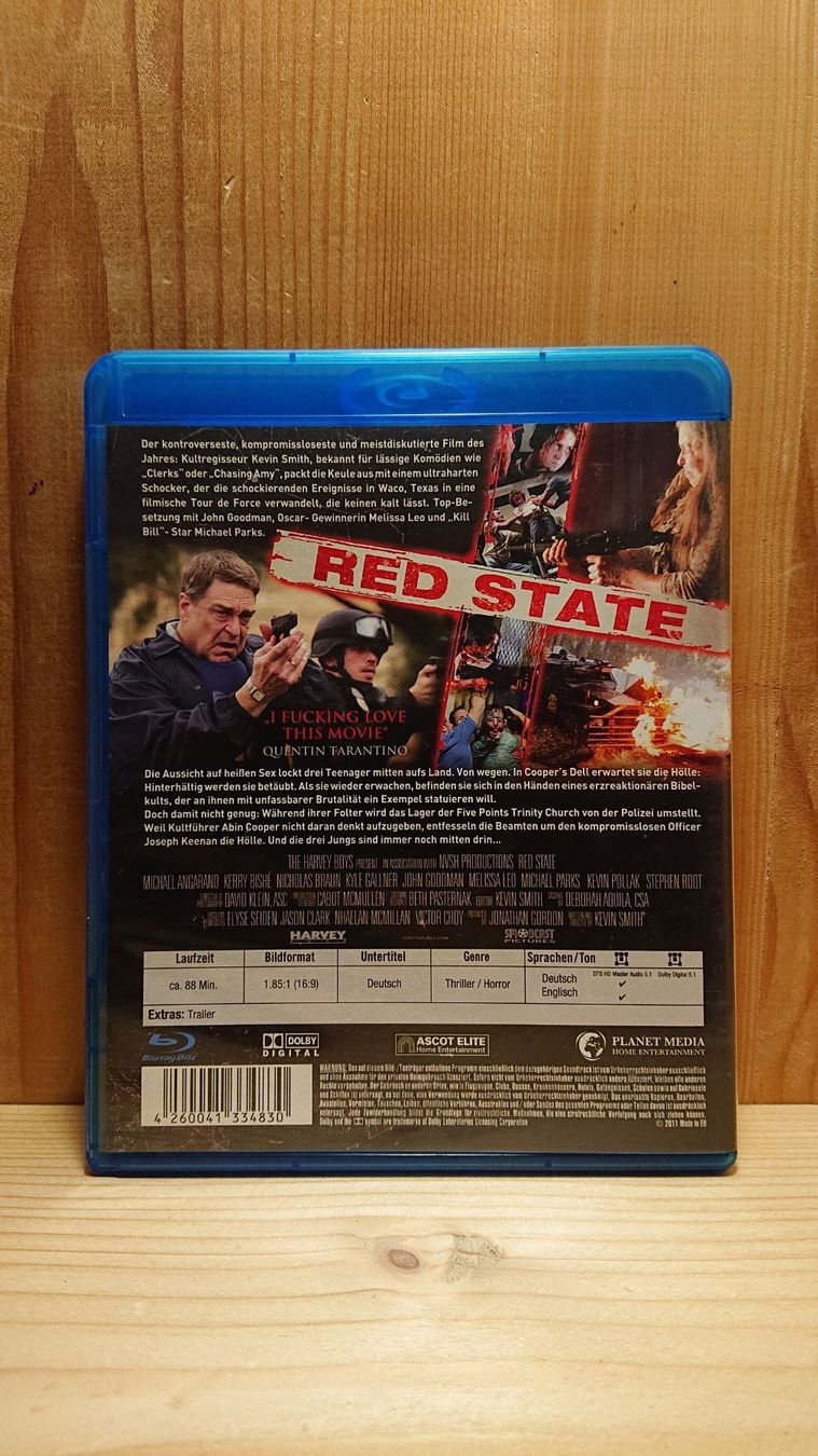 Tutti i DVDs: RED STATE Blu-Ray mit Melissa Leo – Usato da Wilderswil venduto da Exebub 1