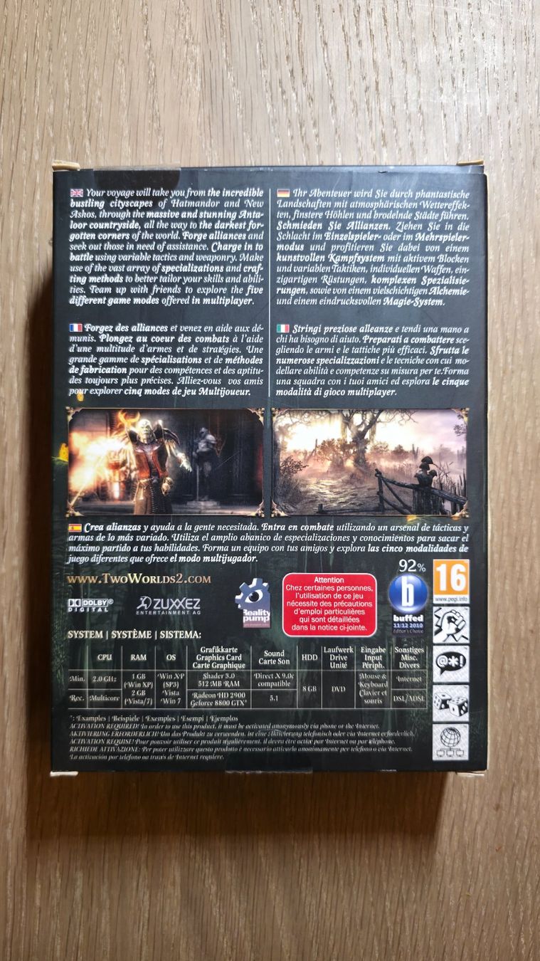 Giochi: PC, Game, Rollenspiel, Two Worlds 2, OVP – Usato da Sirnach venduto da TheMrFreeman 3