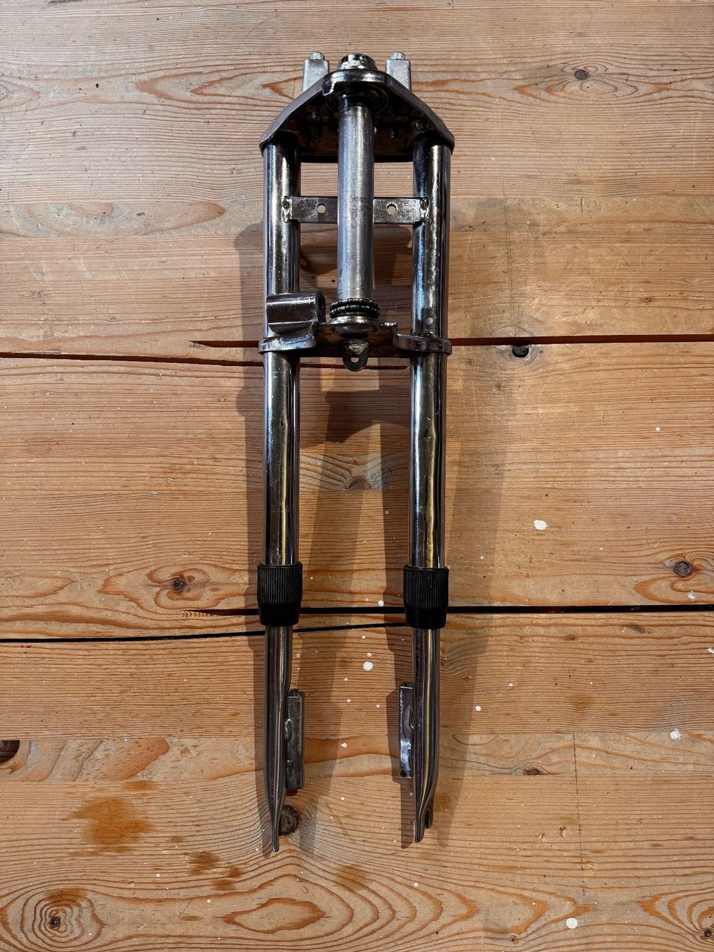 Puch Mofa-Ersatzteile: Originale Puch Maxi Gabel in Chrom – Gebraucht aus Worben von Modellfan 4