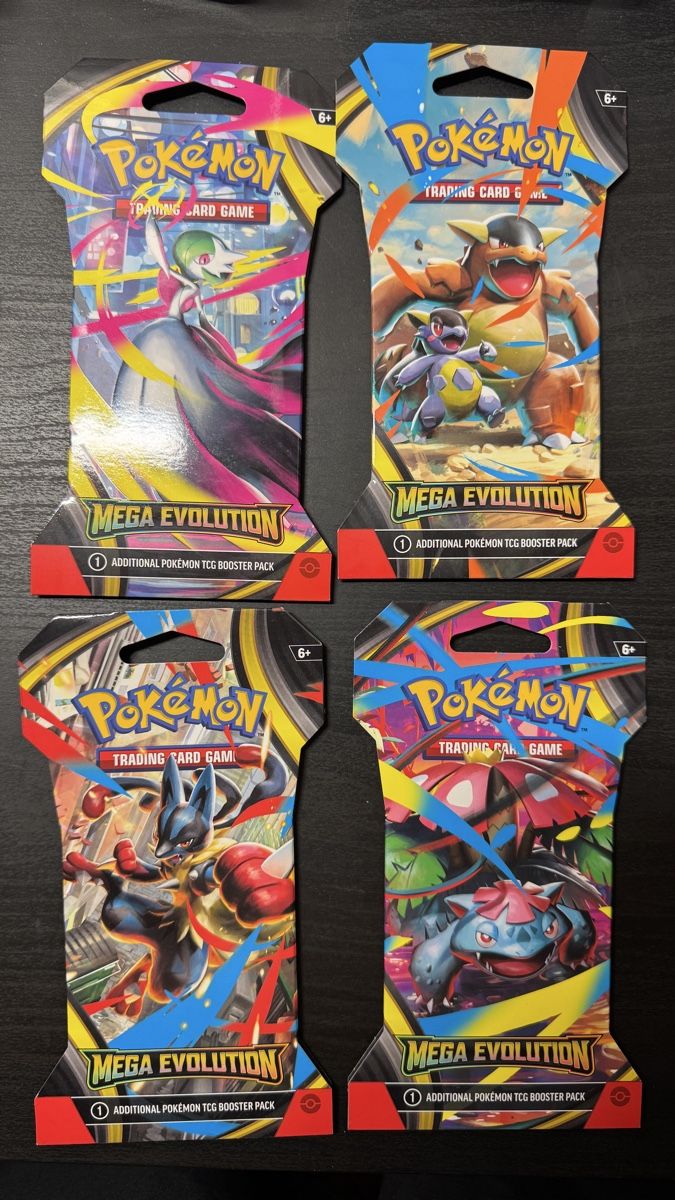 Pokémon Sammelbilder & Trading cards: 8 boosters Pokémon Chaos Rising & mega evolution  – Gebraucht aus Belprahon von Rob_ain 1
