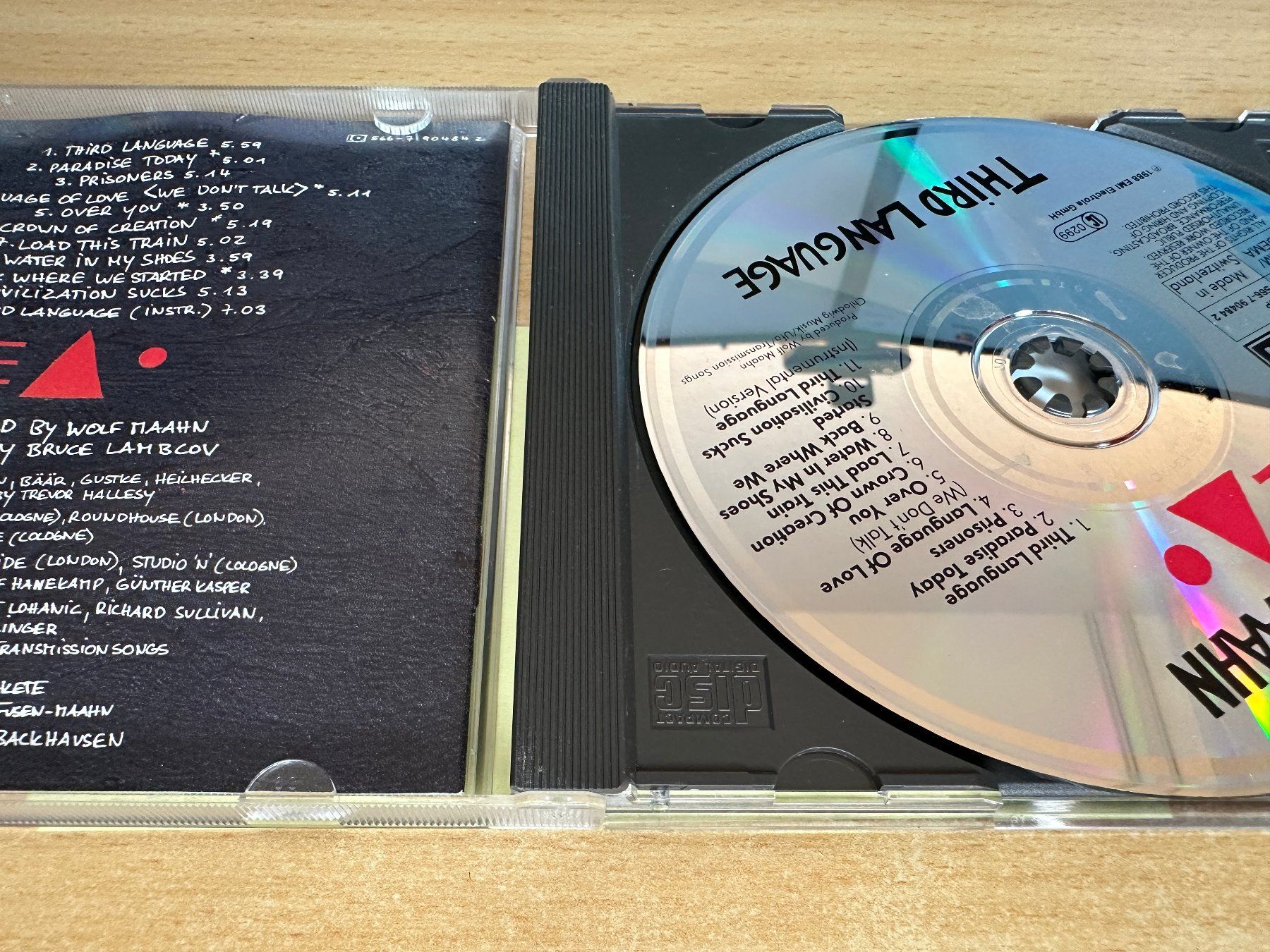 CD: Wolf Maahn – Third Language – Usato da Rikon im Tösstal venduto da Alpenmutz 2