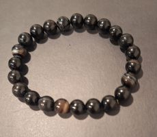 Bracelet pierre noir onyx