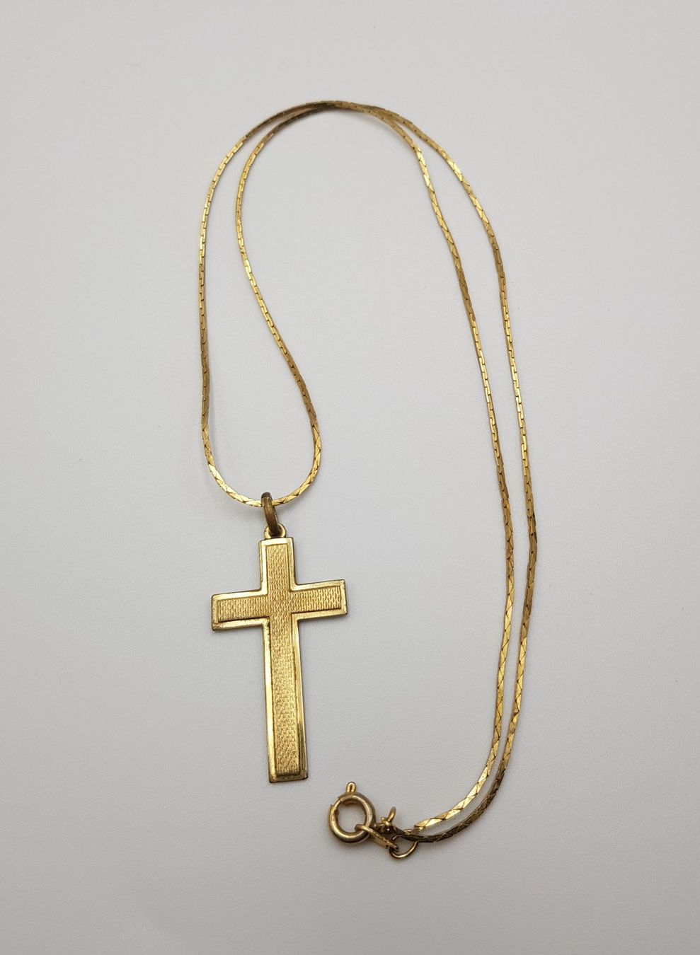 Ketten: Kette vergoldet mit Kreuz – Gebraucht aus Wald ZH von Silena02 2