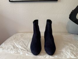 Gabor Stiefeletten dunkelblau, Gr. 4 /37 Absatz 5 cm