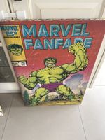 Marvel Fanfare Hulk Leinwandbild - Wanddeko f. Sammler 59