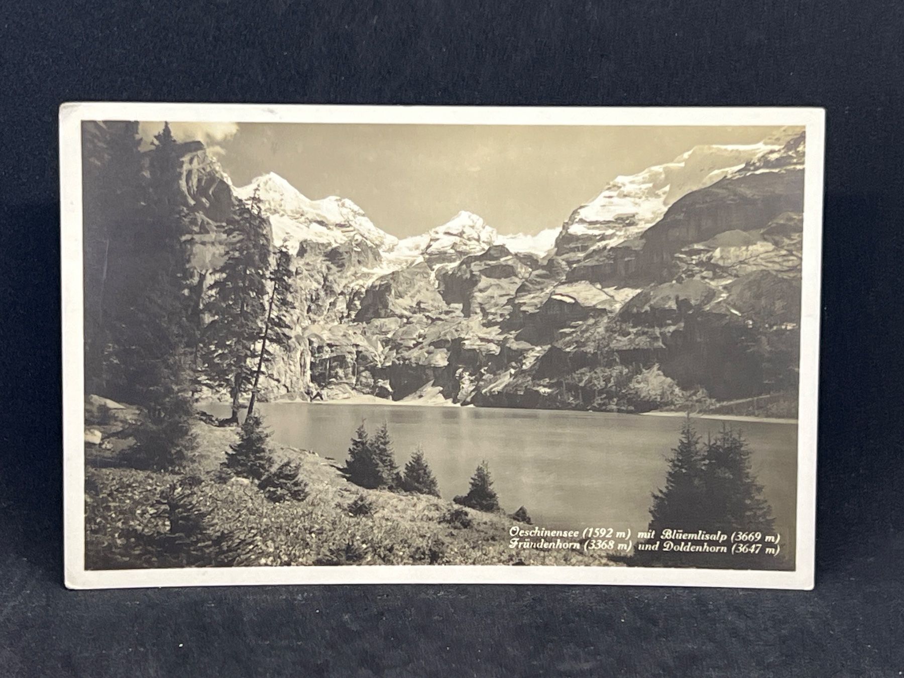 Ansichtskarten: Oeschinensee mit Blüemlisalp.... – Gebraucht aus Widnau von Brusi9