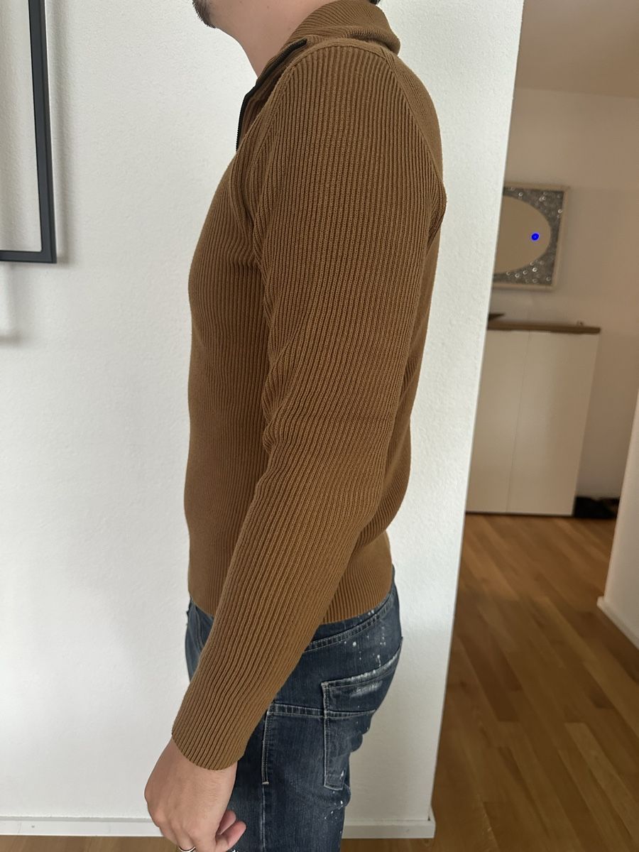 Jack & Jones Pullover & Sweatshirts: Jack & Jones Pullover braun mit Reissverschluss Grösse  – Gebraucht aus Glattbrugg von SMusic98 1
