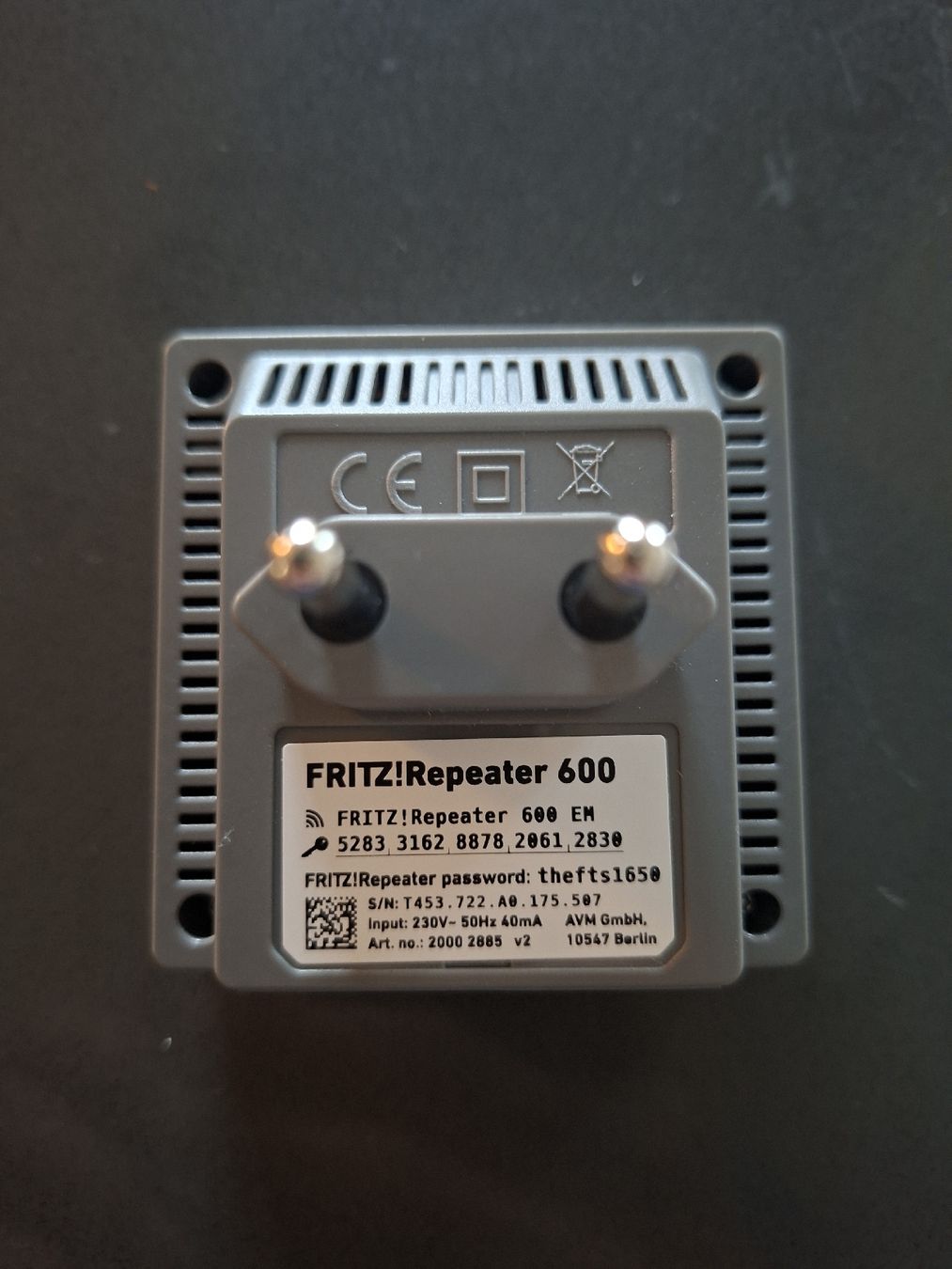 Wlan: FRITZ Repeater 600 EM neuf – Neu (gemäss Beschreibung) aus Collombey von lon_m7qd 1