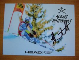 ALEXIS PINTURAULT (FRA) AUTOGRAMMKARTE TOP