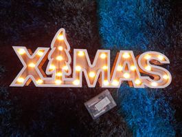 Led Schriftzug X-Mas