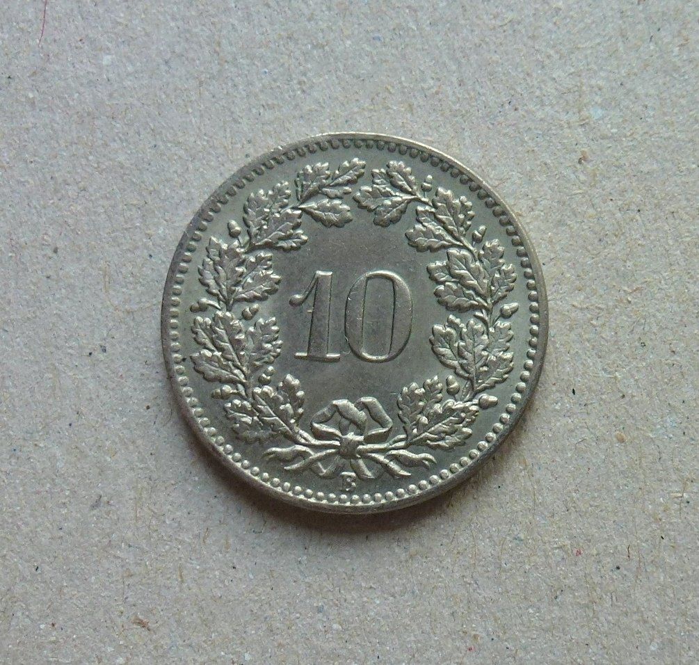 Alle Münzen: ++ 10 Rappen 1900, gute Erhaltung – Gebraucht aus Walkringen von Casablanca777 1