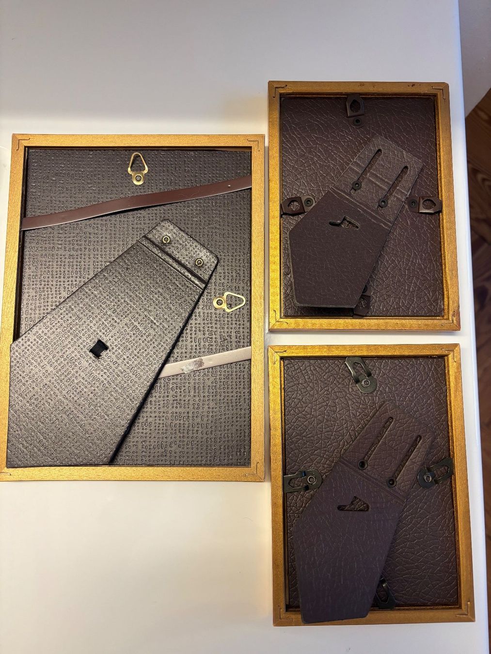 Cornici: 3er Set Vintage Bilderrahmen, goldfarben – Usato da Horgen venduto da uge_pd5p 2