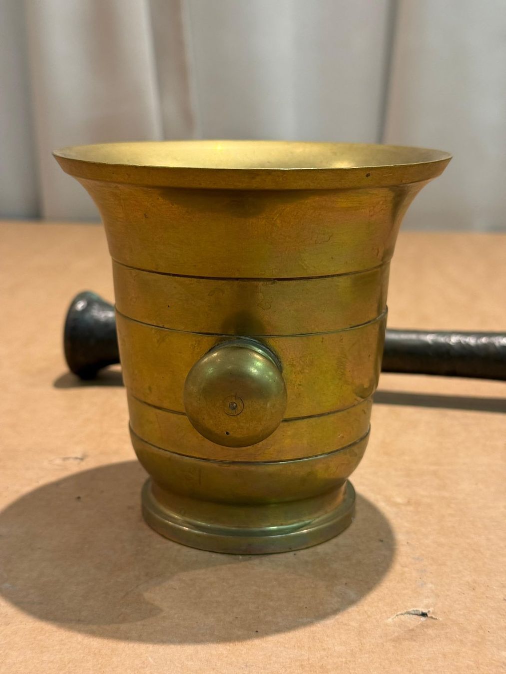 Altro per cucinare: Antiker Mörser mit Stössel, Bronze/Messing – Usato da Zofingen venduto da GrosisWonderkeller 1