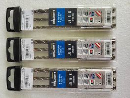 9-teiliges SDS-Plus-Betonbohrer-Set 5/6/8  160mm