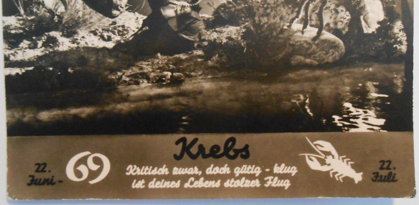 Cartoline postali: MECKI 507, Sternzeichen Krebs – Usato da Bülach venduto da anska 1