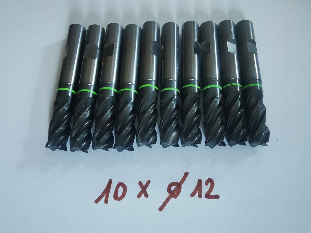 Fraise En Carbure De Tungstène 8mm - Queue Droite - Pour Métal, Bois & Plastique - Coupe Au Centre - Qualité Pro
