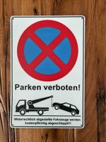 Parkieren verboten - Warnschild - 20 x 30 CM - neu!!!