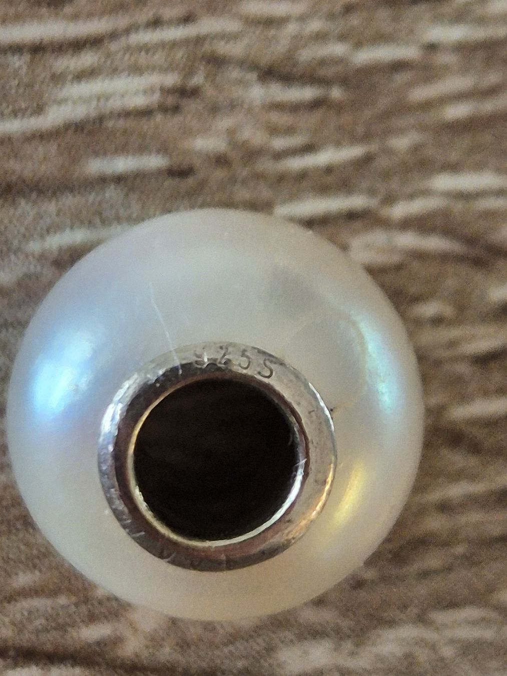 Ciondoli: Trollbeads the original - weisse Perle  – Usato da Ellighausen venduto da Luna_dk 7