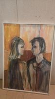 Ölgemälde "Paar",Vintage, Top Zustand 70cmx50cm