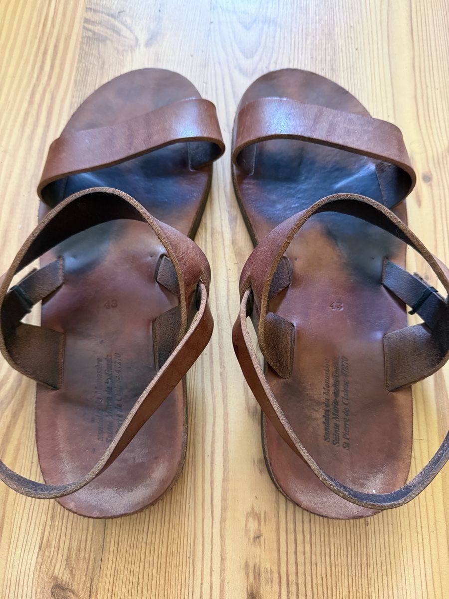 Herrenschuhe: Handgemachte Ledersandalen Gr. 43 – Gebraucht aus Lohn-Ammannsegg von -dovahkiin- 2