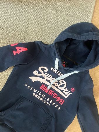 Superdry Hoodie, dunkelblau, Gr. S Top Zustand!