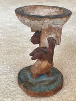 Holz-Skulptur/ Figur handgeschnitzt Tribal Art verm. Afrika