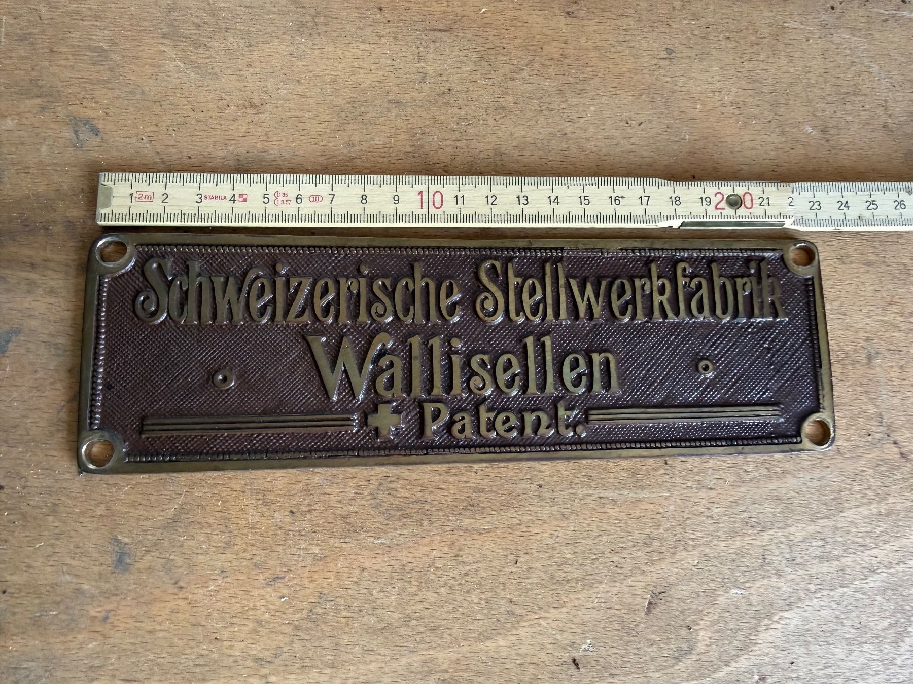 Insegne: 100-jähriges Stellwerkschild – Usato da Ormalingen venduto da matt-v-bl
