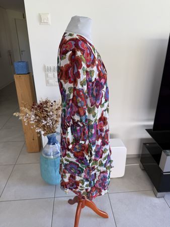 Johnny Was Sommerkleid Blumen BW Gr M