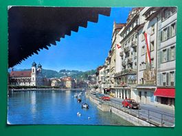 Luzern mit Jesuitenkirche - Oldtimer !!! 🚘🚘🚘