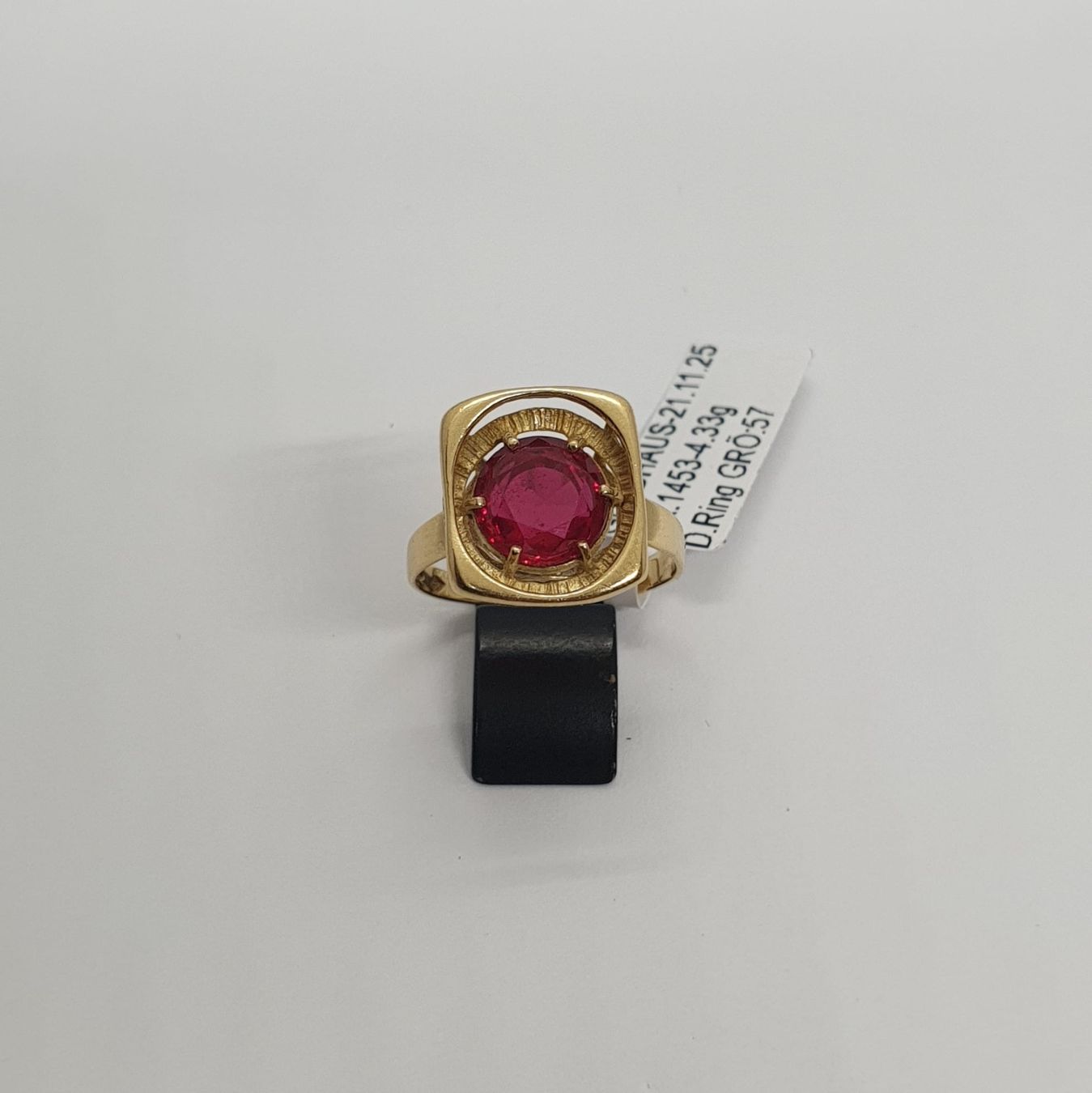 Anelli: Echt 18K Gold Ring – Usato da Luzern venduto da Luzern-Goldhaus
