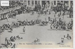 Fête des Vignerons Vevey 1905 - Les Lutteurs