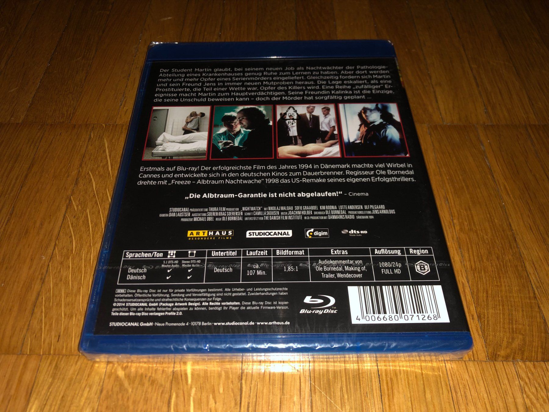 Alle DVDs: Nightwatch - Nachtwache - BLU-RAY - UNCUT – Neu und originalverpackt aus Basel von havsok 1