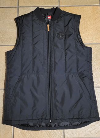Quiksilver Herren Weste, Schwarz, Grösse L, Top Zustand!