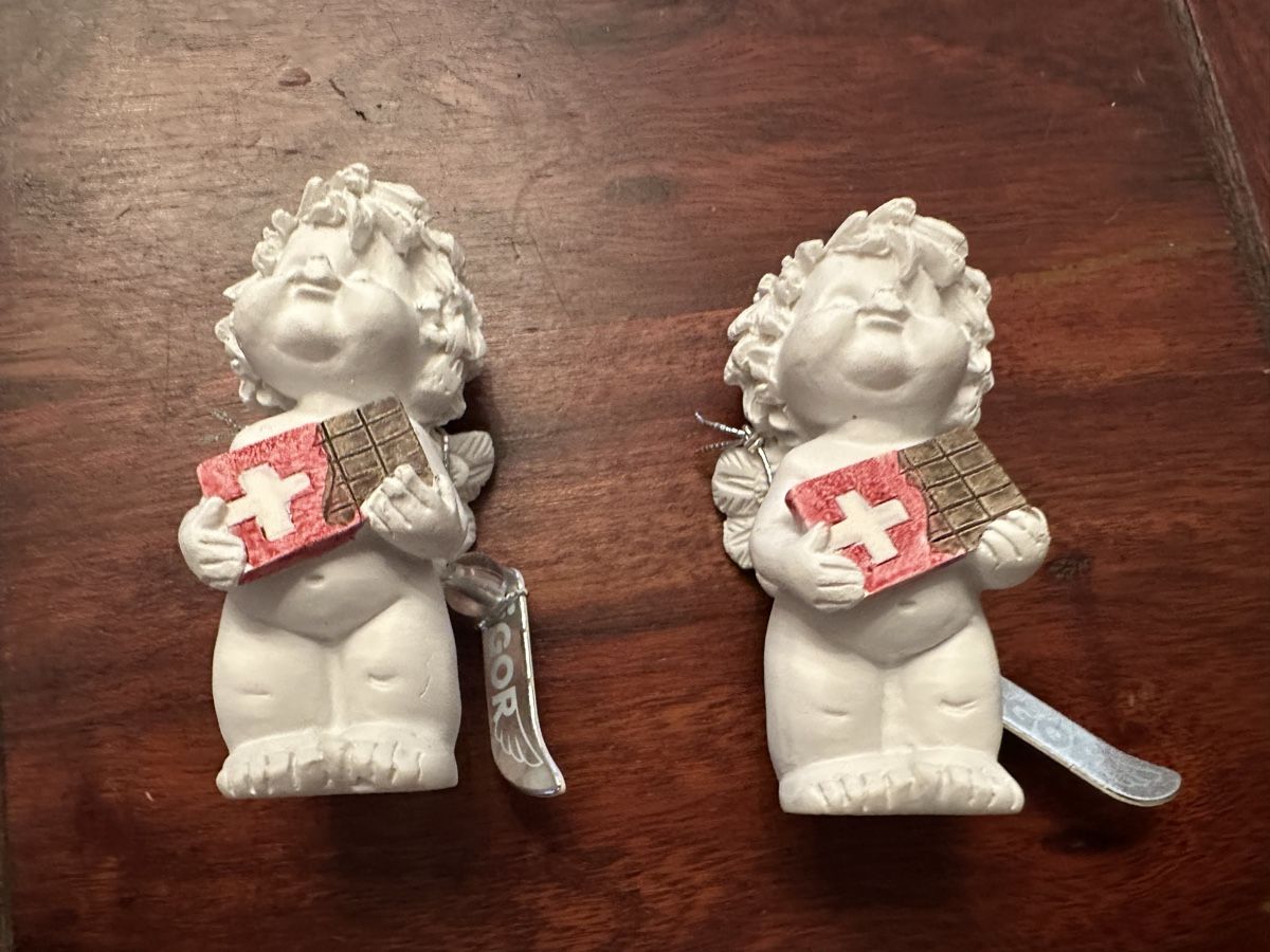 Figuren: Engel Schoggi 2 st  – Gebraucht aus Bern von Ruhrallee