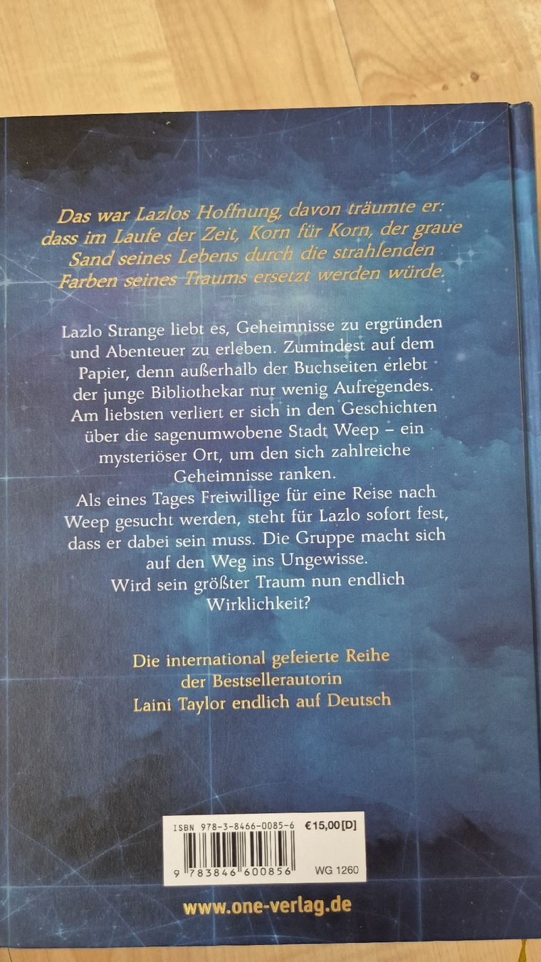 Bücher: Laini Taylor - Strange the Dreamer 1&2 – Gebraucht aus Bargen BE von Hahela13 1
