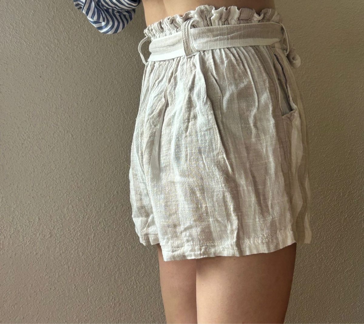Pantaloni: Shorts weiss beige gestreift Gr. 32 – Nuovo (secondo la descrizione) da Nürensdorf venduto da ali_qyh6 3